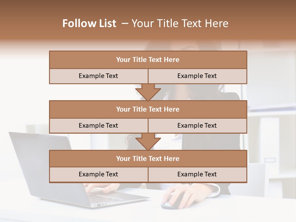 Modern Notebook Laptop PowerPoint Template