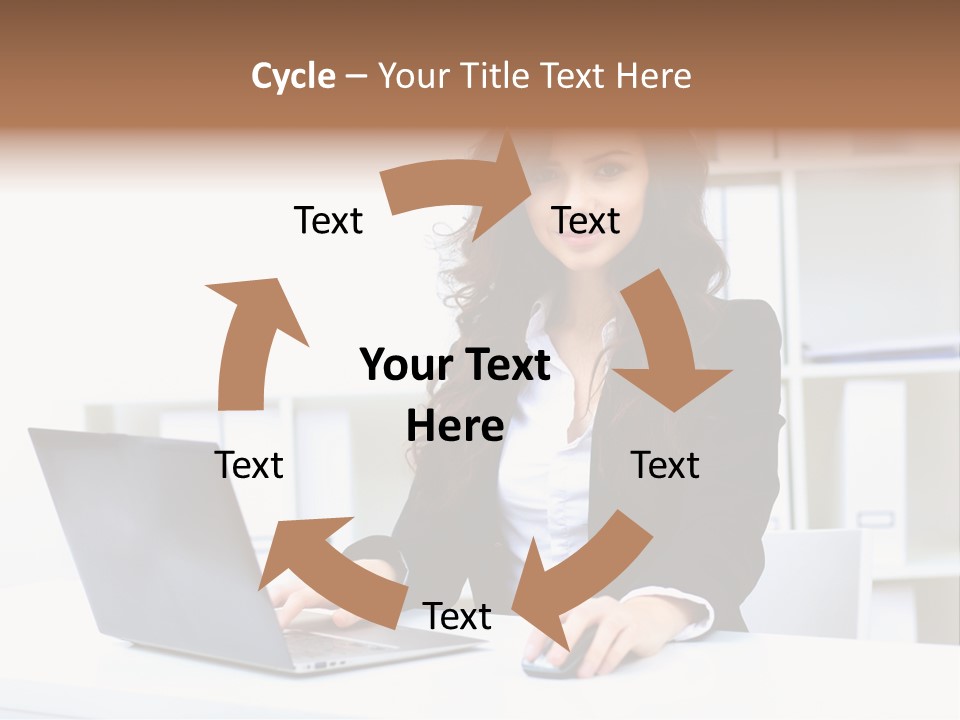 Modern Notebook Laptop PowerPoint Template