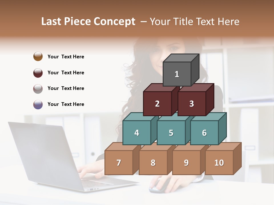Modern Notebook Laptop PowerPoint Template