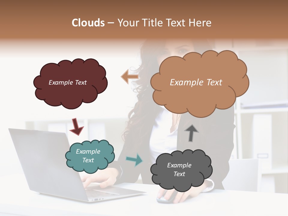 Modern Notebook Laptop PowerPoint Template