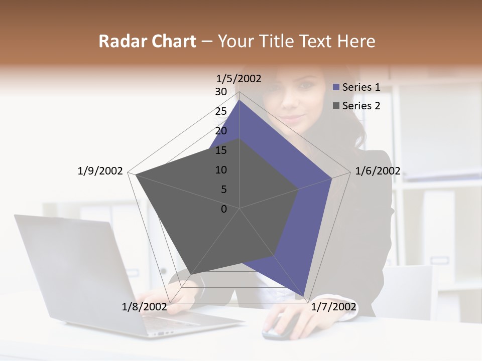 Modern Notebook Laptop PowerPoint Template