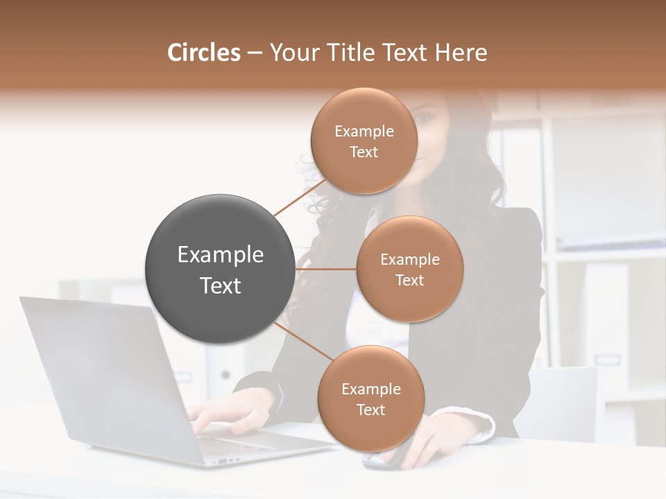 Modern Notebook Laptop PowerPoint Template