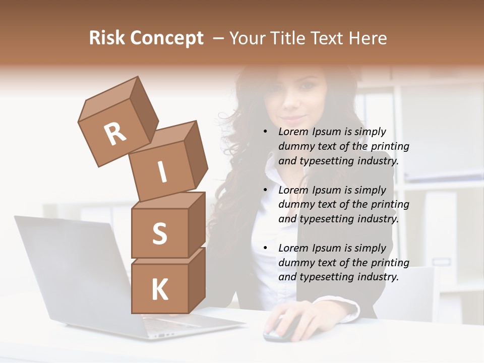 Modern Notebook Laptop PowerPoint Template