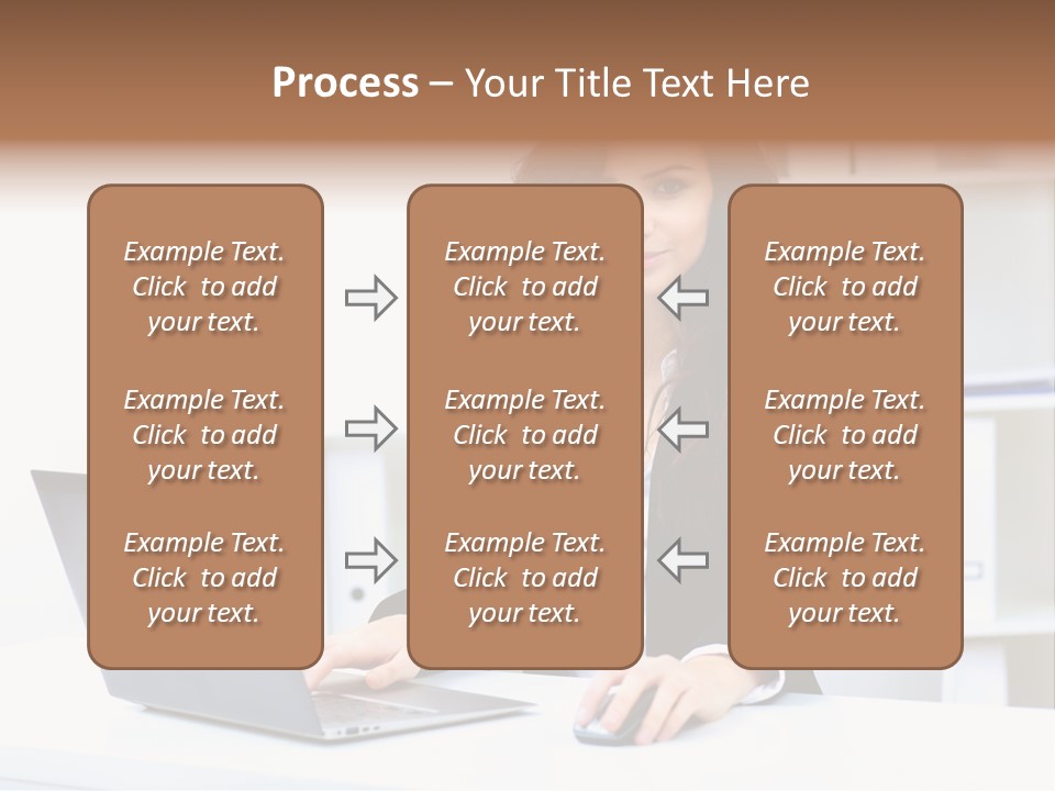 Modern Notebook Laptop PowerPoint Template