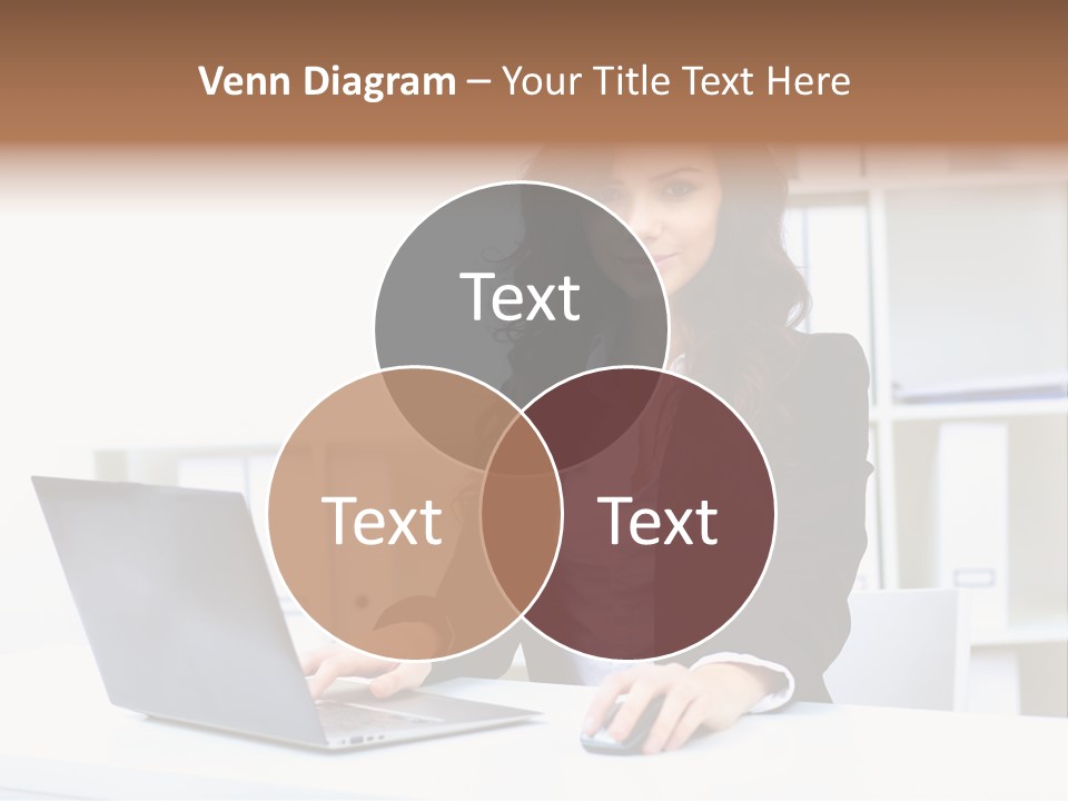 Modern Notebook Laptop PowerPoint Template