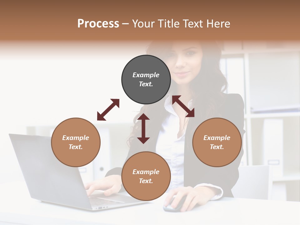 Modern Notebook Laptop PowerPoint Template