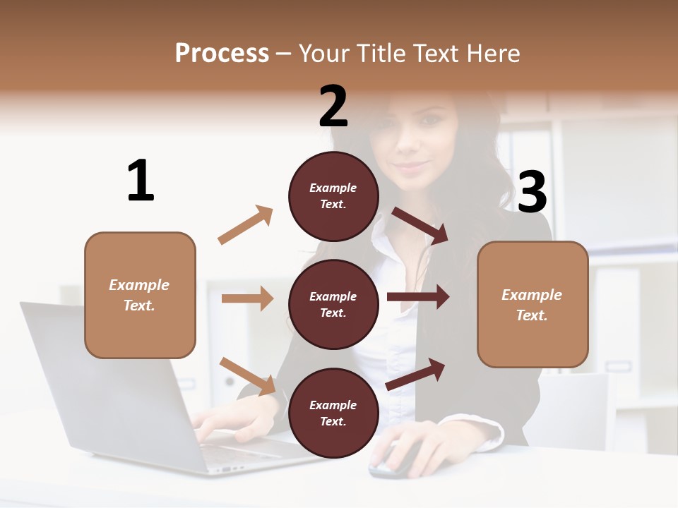 Modern Notebook Laptop PowerPoint Template
