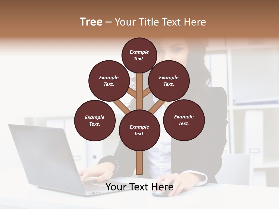 Modern Notebook Laptop PowerPoint Template