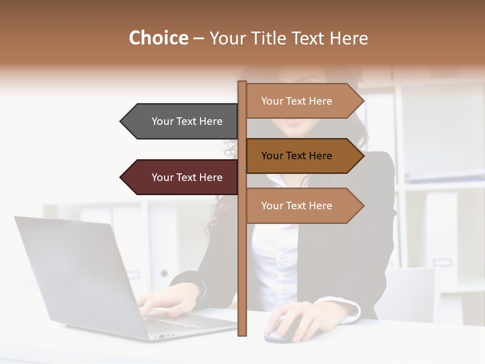 Modern Notebook Laptop PowerPoint Template