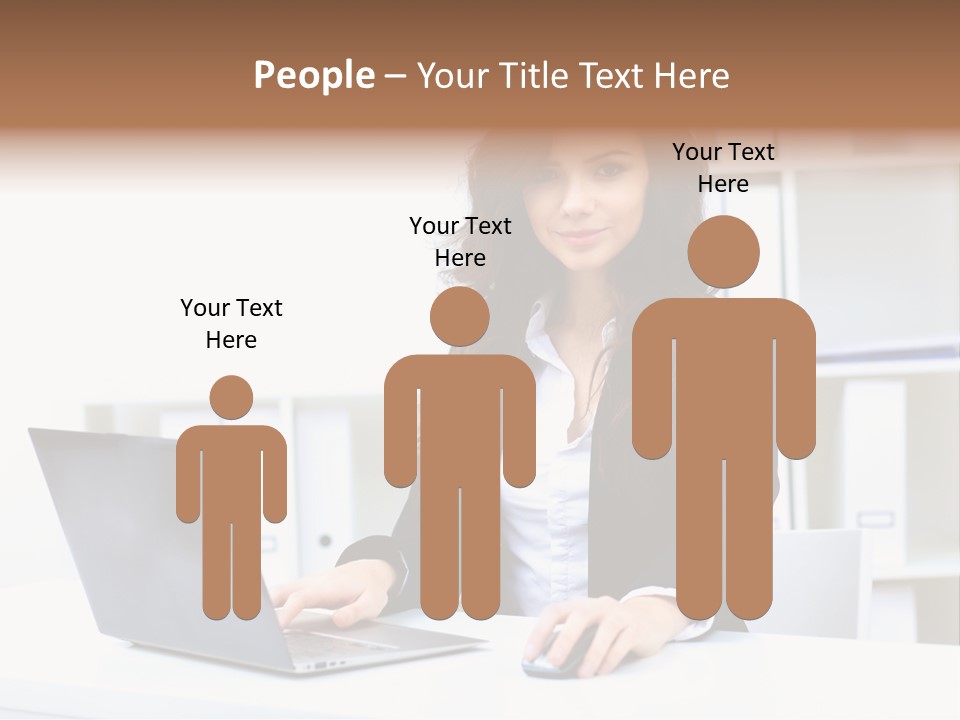 Modern Notebook Laptop PowerPoint Template