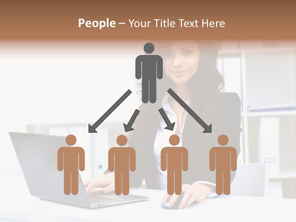 Modern Notebook Laptop PowerPoint Template