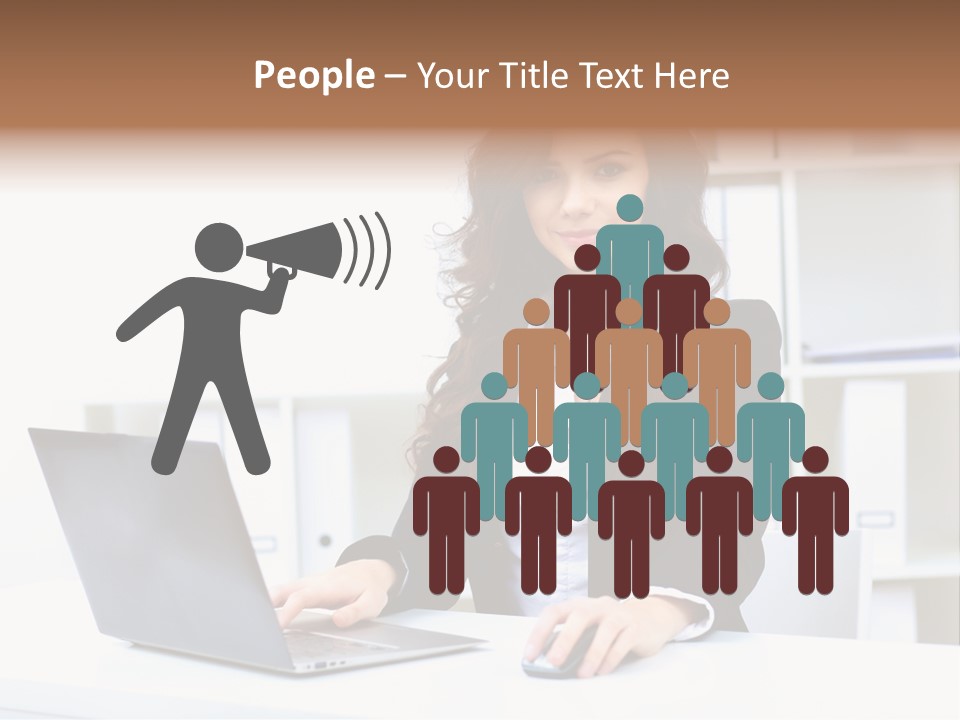 Modern Notebook Laptop PowerPoint Template