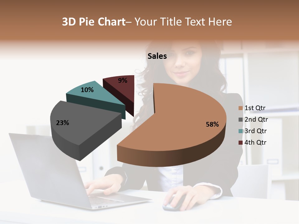 Modern Notebook Laptop PowerPoint Template