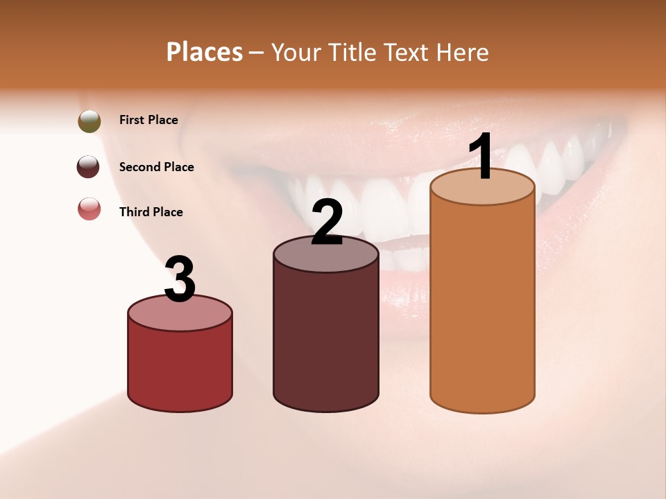 Background Healthy Girl PowerPoint Template