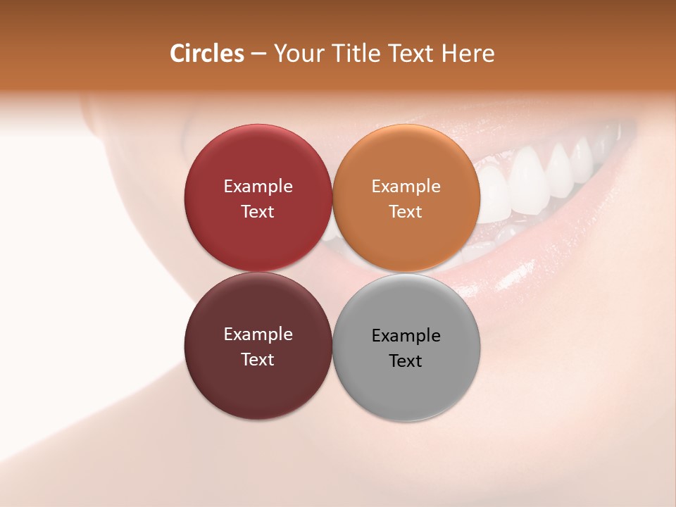 Background Healthy Girl PowerPoint Template