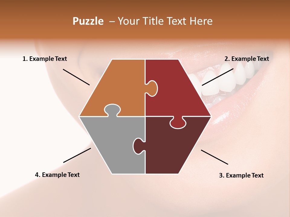 Background Healthy Girl PowerPoint Template