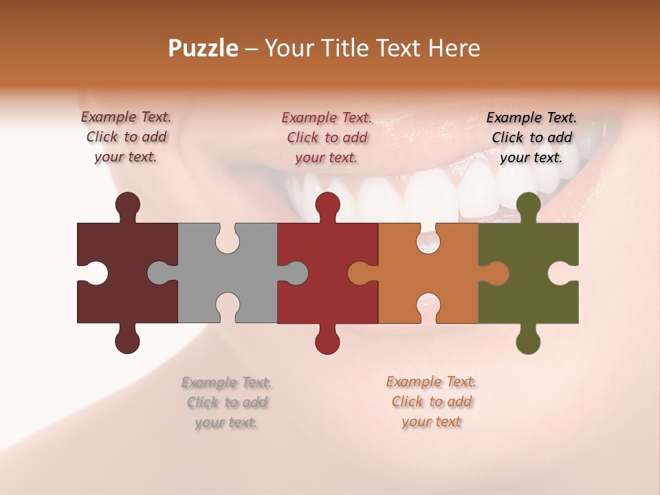 Background Healthy Girl PowerPoint Template