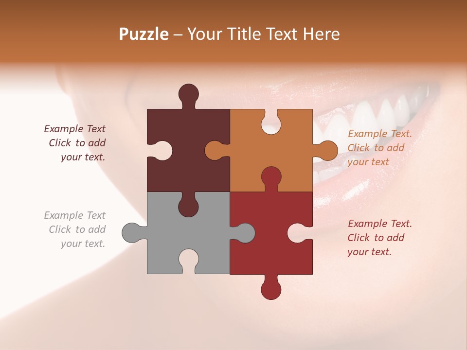 Background Healthy Girl PowerPoint Template