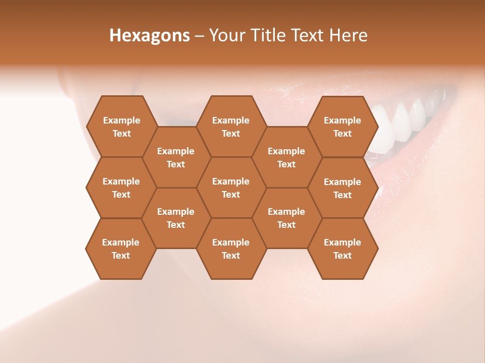 Background Healthy Girl PowerPoint Template