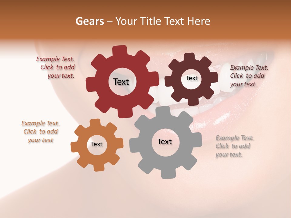 Background Healthy Girl PowerPoint Template