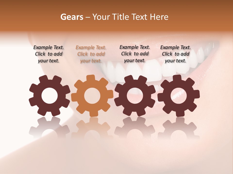 Background Healthy Girl PowerPoint Template