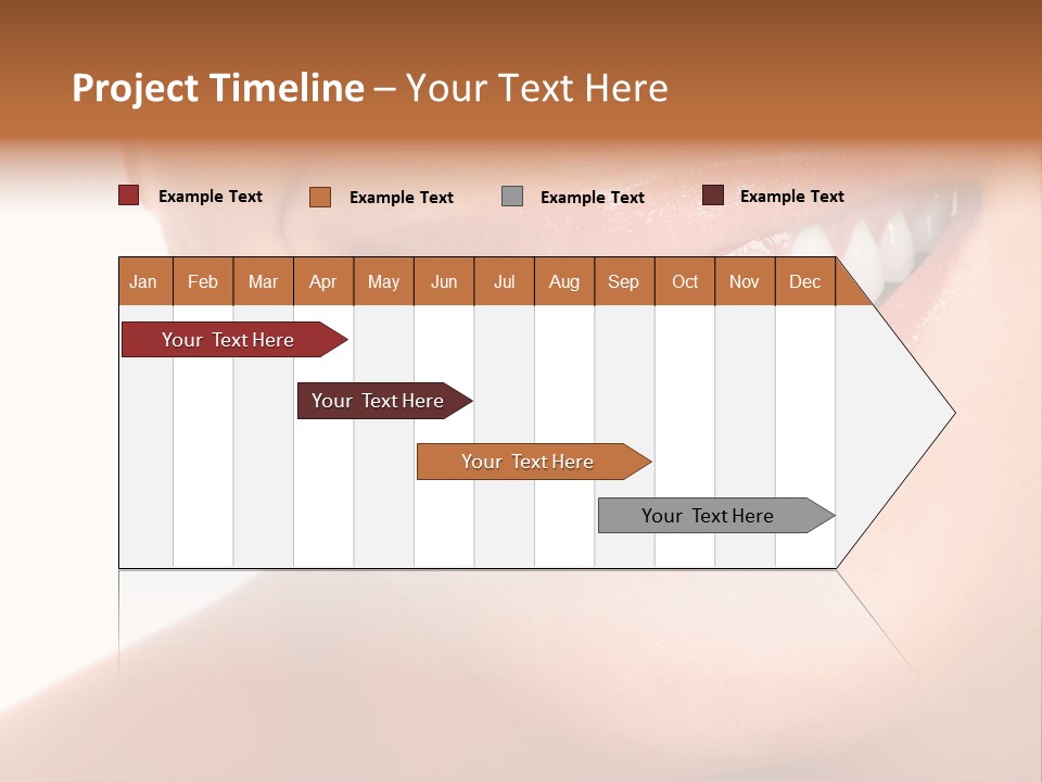 Background Healthy Girl PowerPoint Template