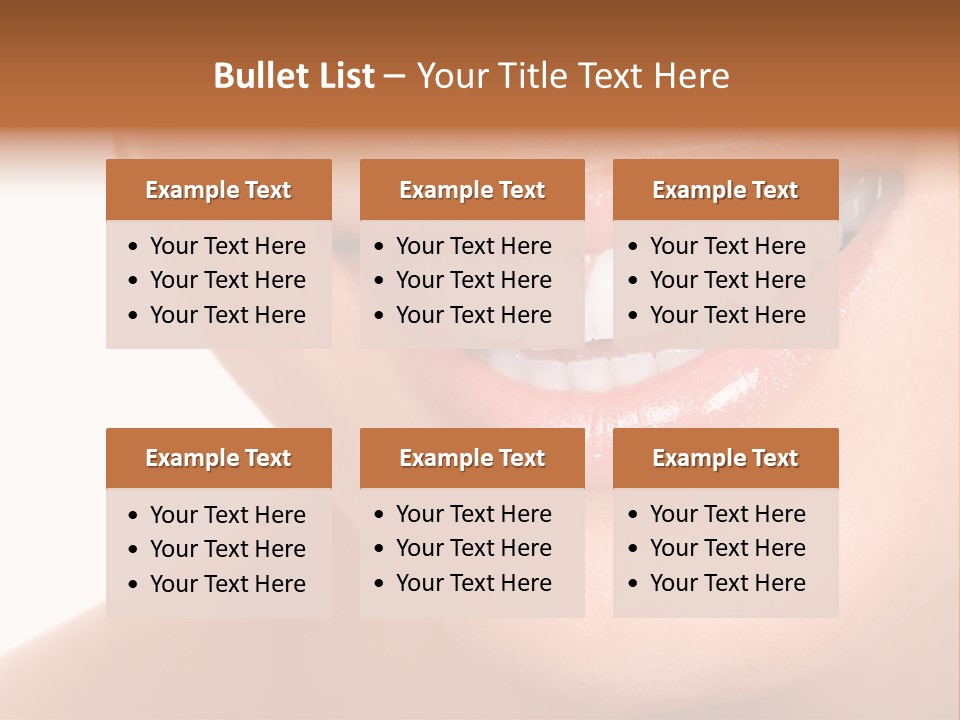 Background Healthy Girl PowerPoint Template