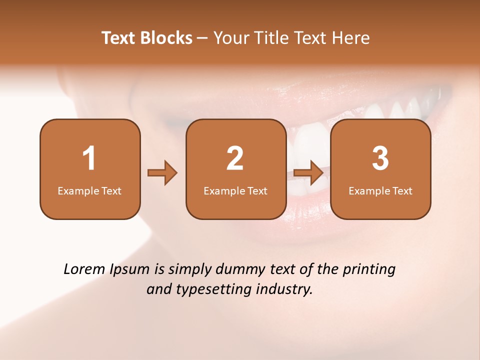 Background Healthy Girl PowerPoint Template