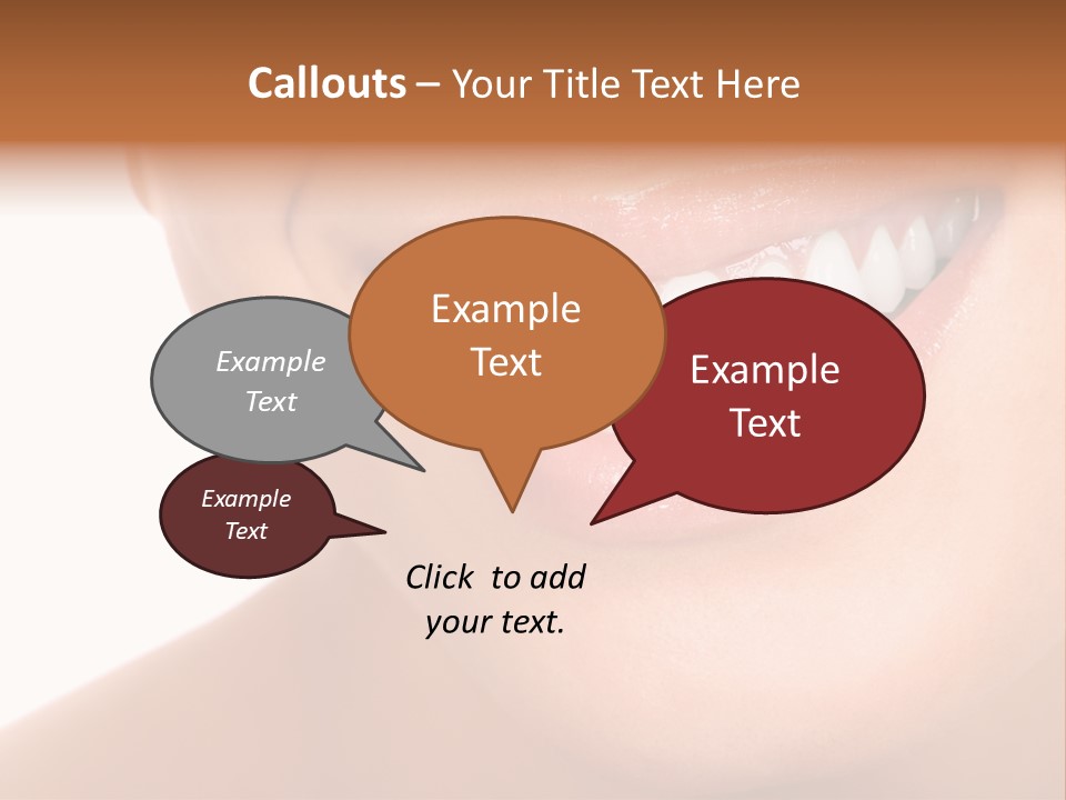 Background Healthy Girl PowerPoint Template