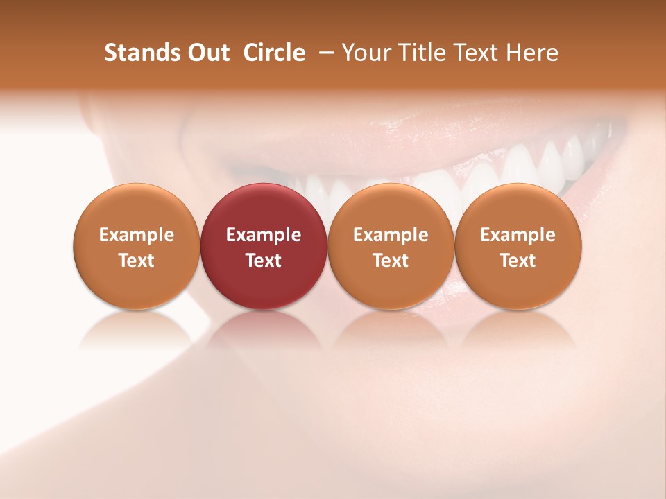 Background Healthy Girl PowerPoint Template