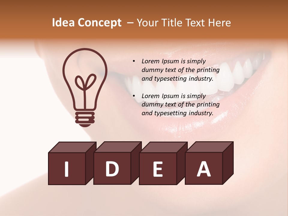 Background Healthy Girl PowerPoint Template