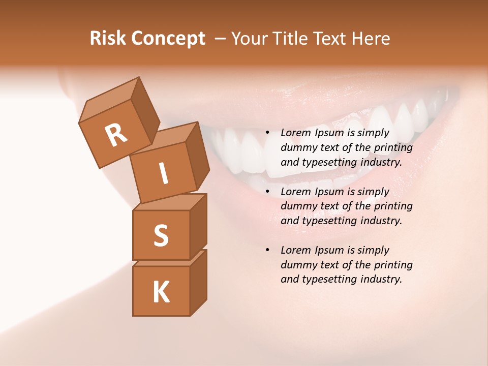 Background Healthy Girl PowerPoint Template