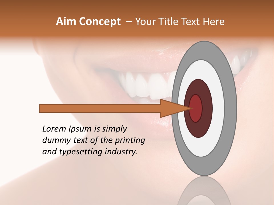 Background Healthy Girl PowerPoint Template