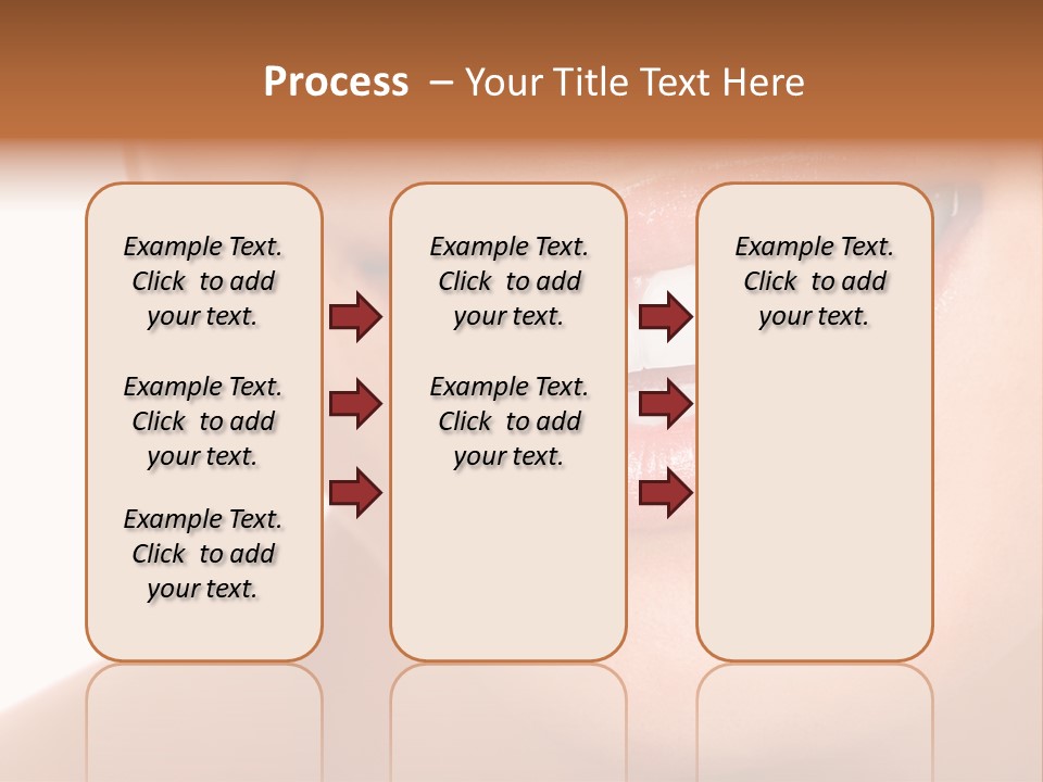 Background Healthy Girl PowerPoint Template
