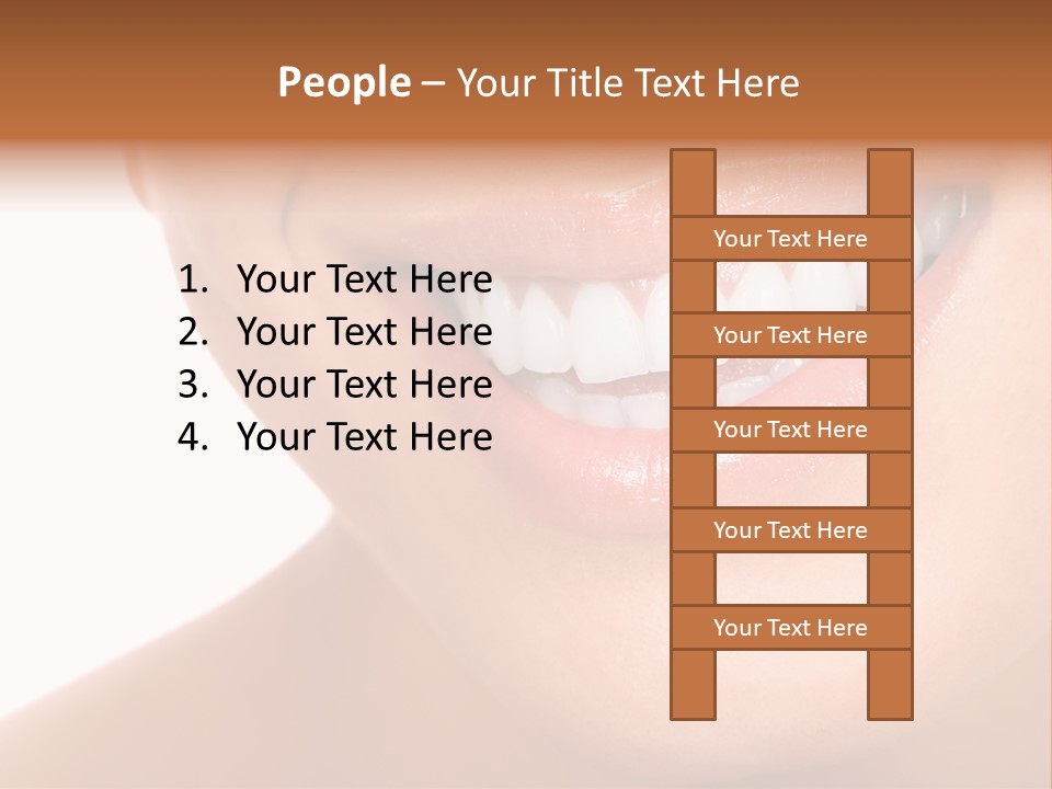 Background Healthy Girl PowerPoint Template