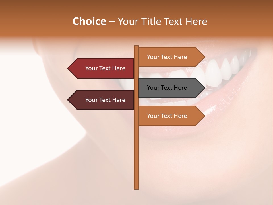 Background Healthy Girl PowerPoint Template