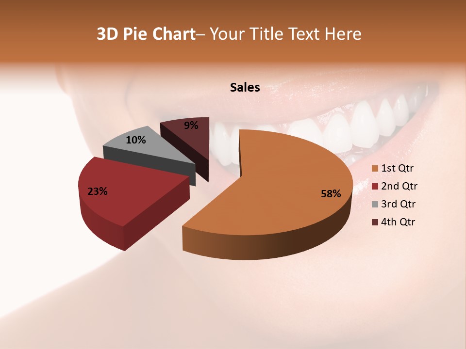 Background Healthy Girl PowerPoint Template