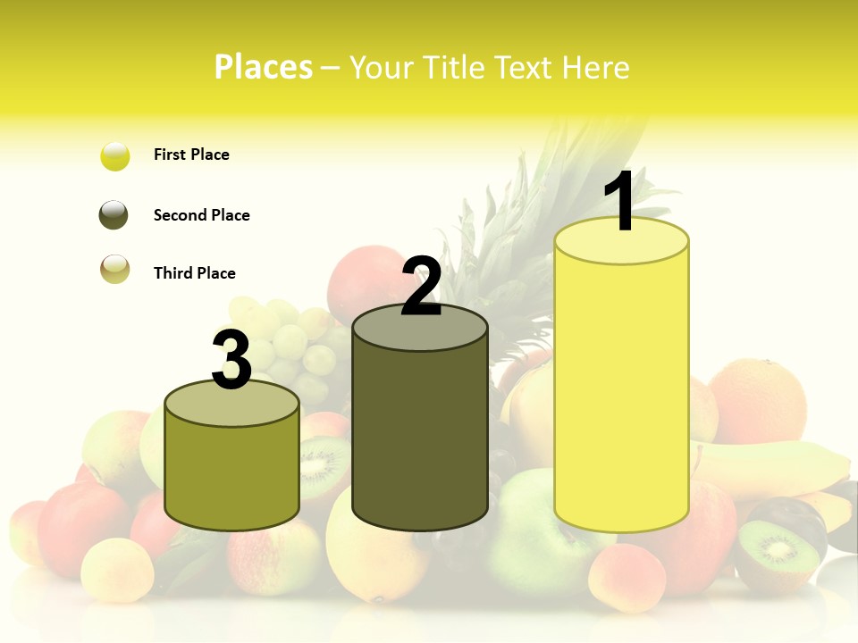 Juicy White Color PowerPoint Template