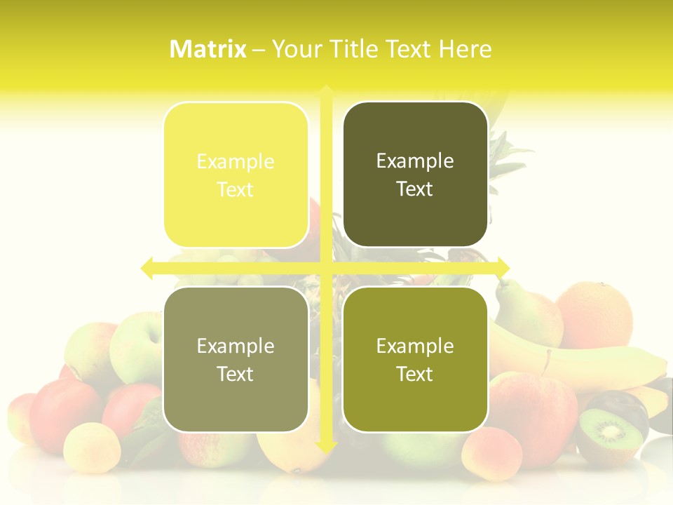 Juicy White Color PowerPoint Template