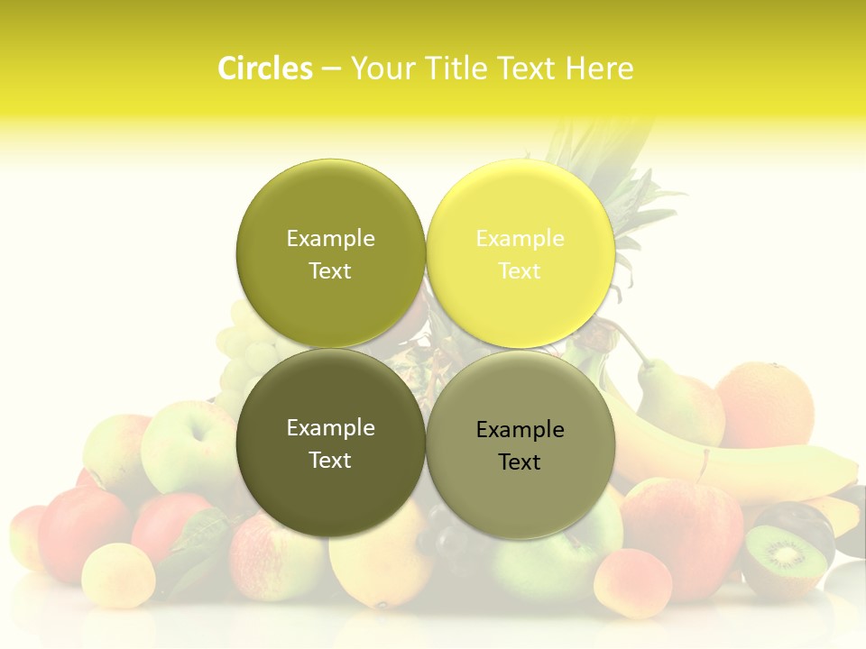 Juicy White Color PowerPoint Template