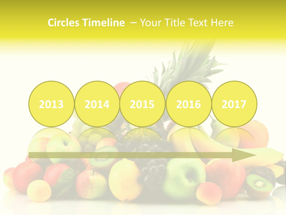 Juicy White Color PowerPoint Template