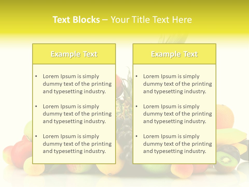 Juicy White Color PowerPoint Template