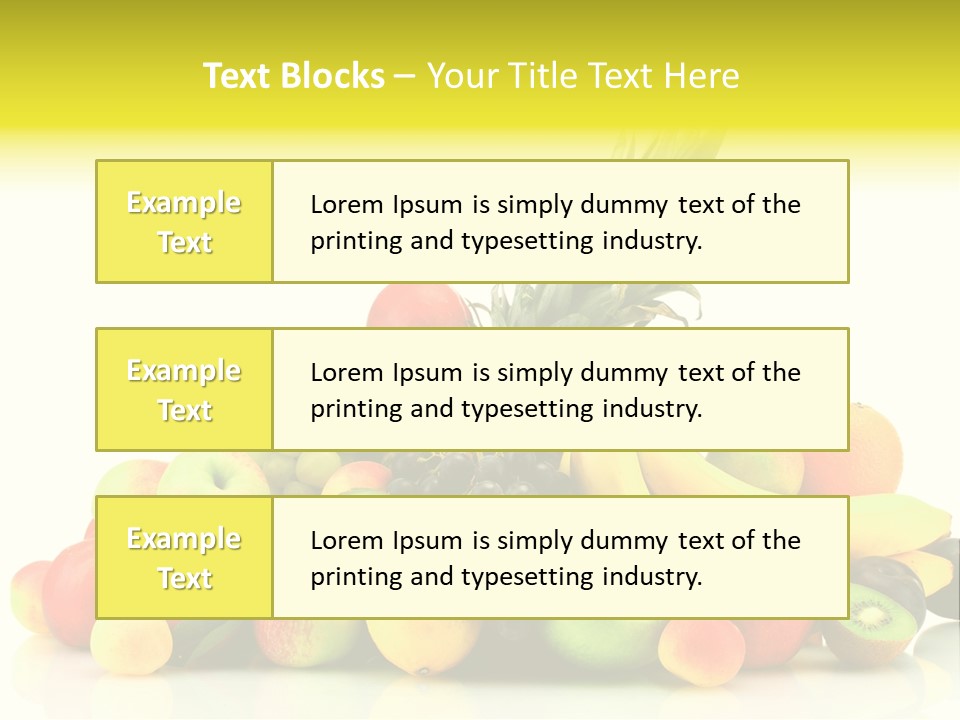 Juicy White Color PowerPoint Template