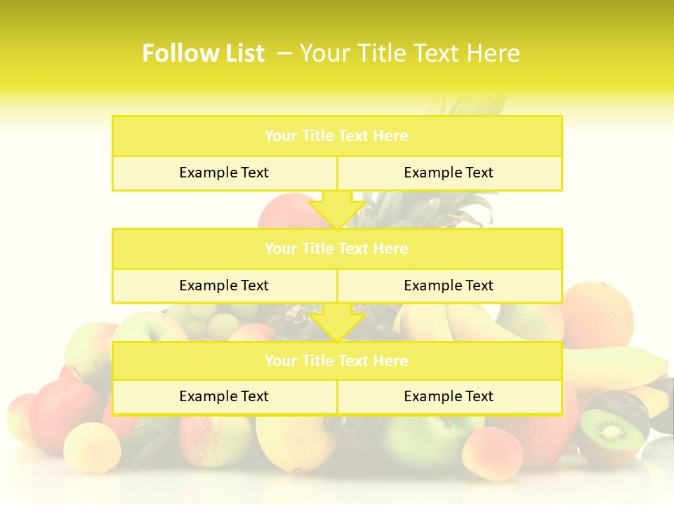 Juicy White Color PowerPoint Template
