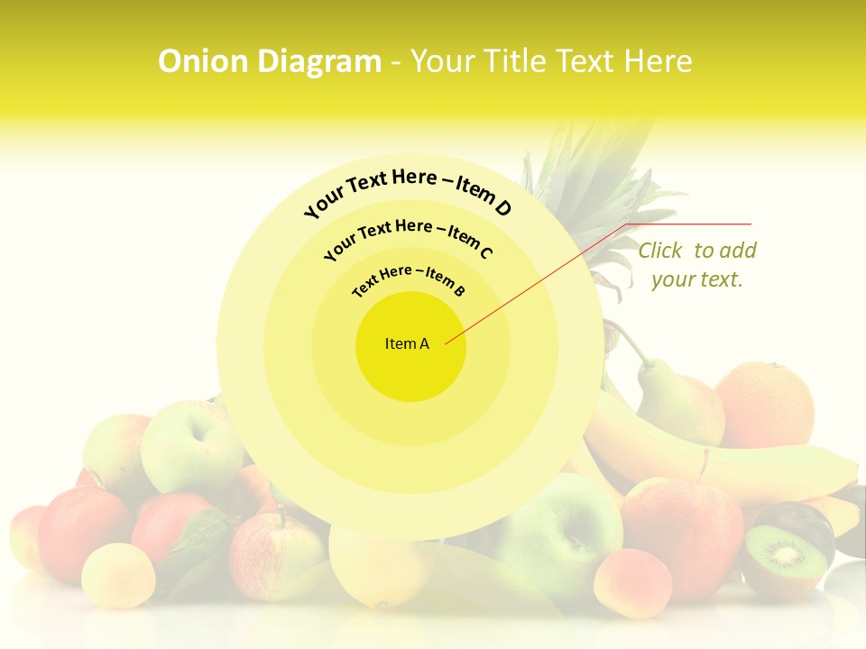 Juicy White Color PowerPoint Template