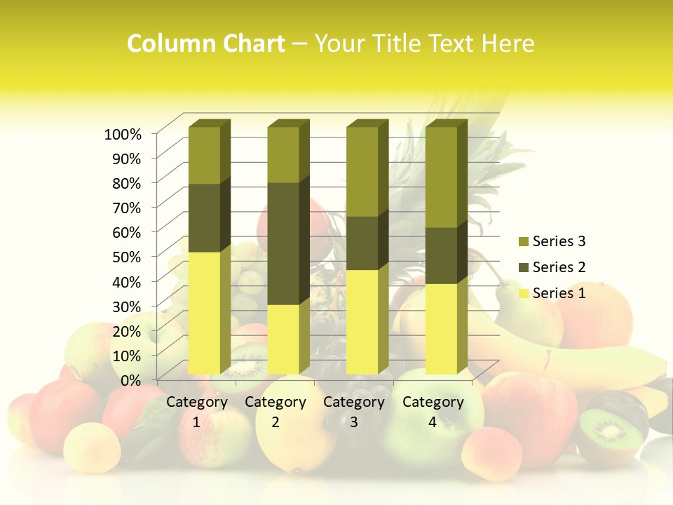 Juicy White Color PowerPoint Template
