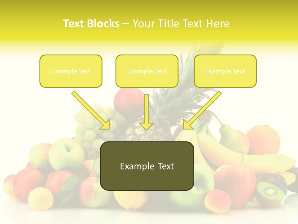 Juicy White Color PowerPoint Template