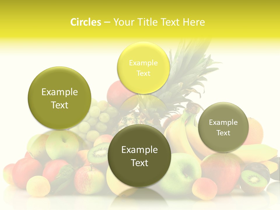 Juicy White Color PowerPoint Template