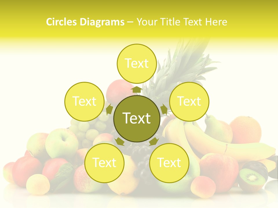 Juicy White Color PowerPoint Template