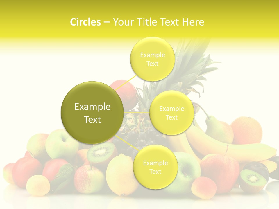 Juicy White Color PowerPoint Template